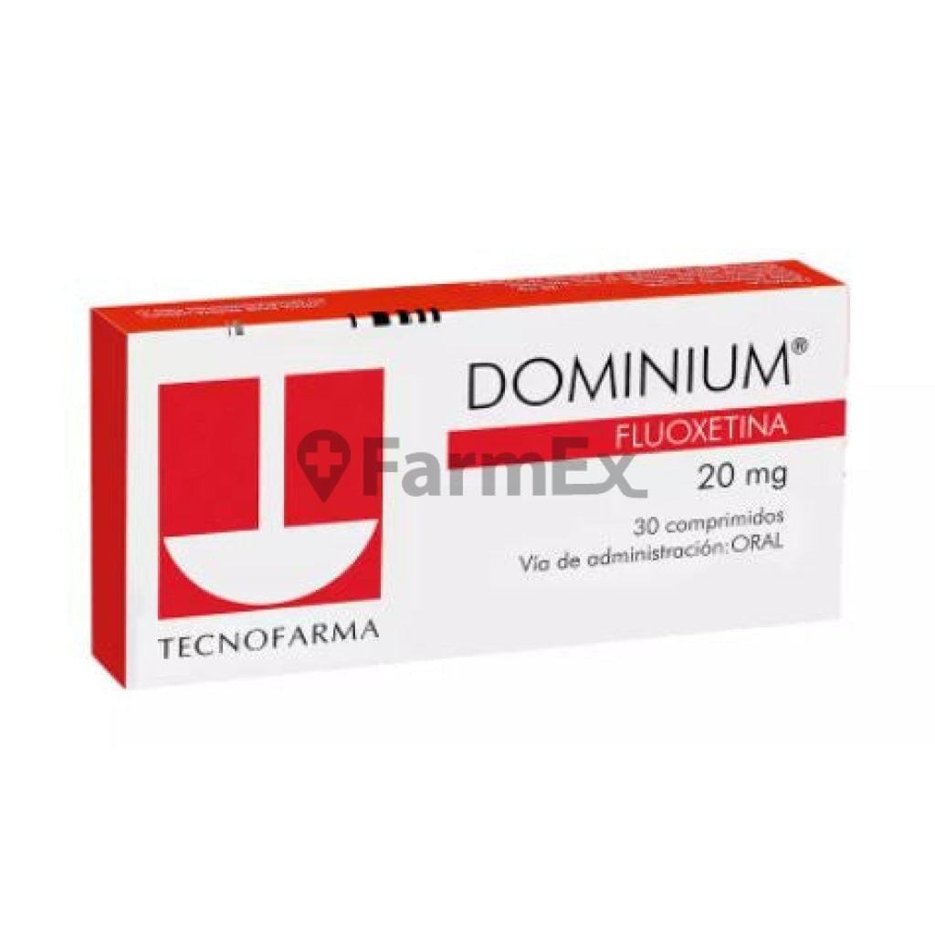Dominum 20 mg x 30 comprimidos susc-1 de 4 meses Farmex-Suscripciones-Persistente